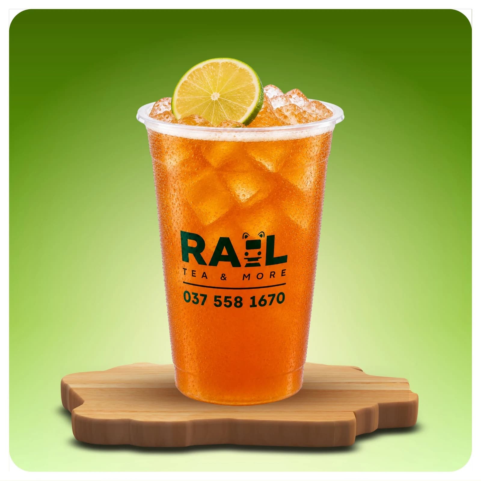 Trà chanh đào tại RAIL Đà Lạt