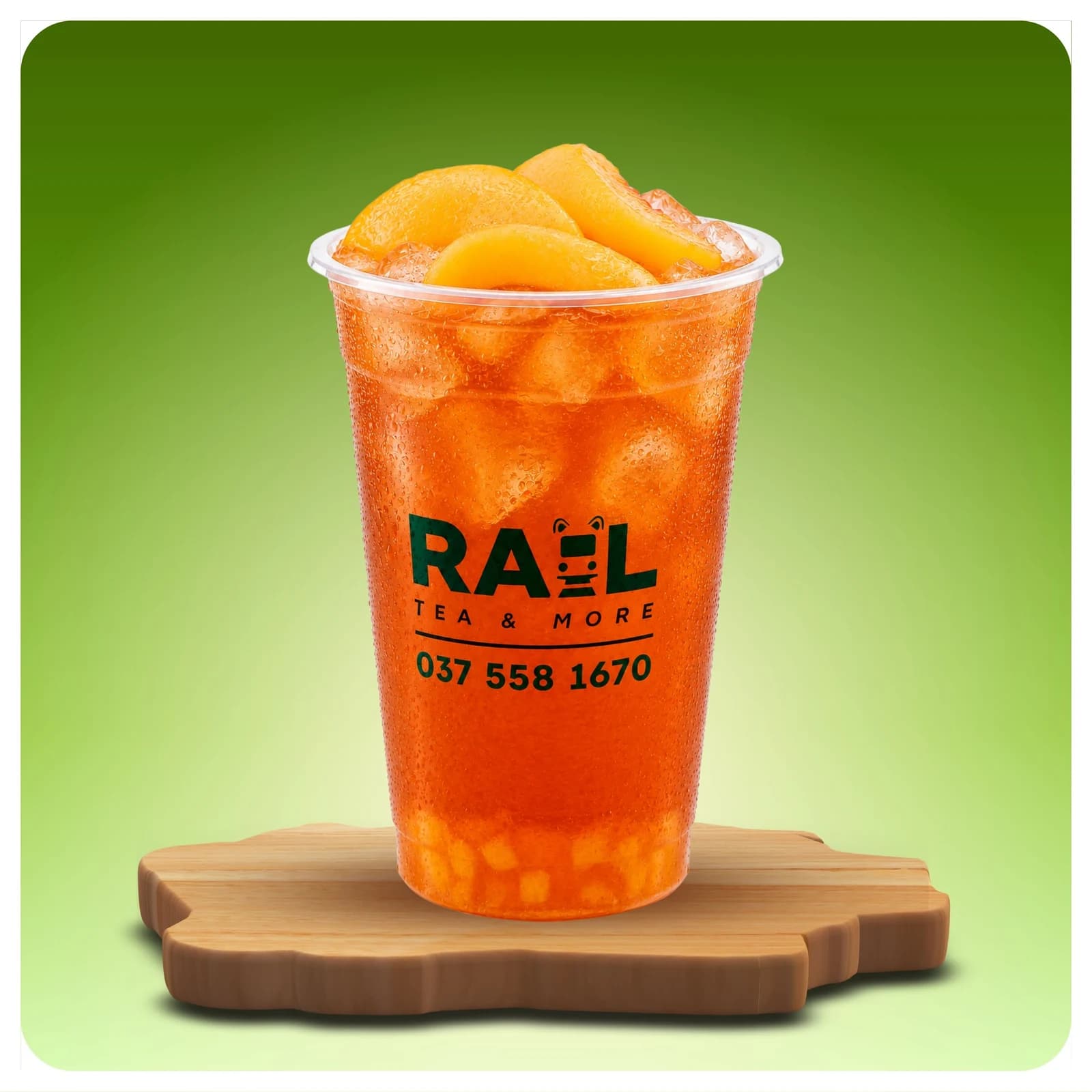 Trà đào tại RAIL Đà Lạt